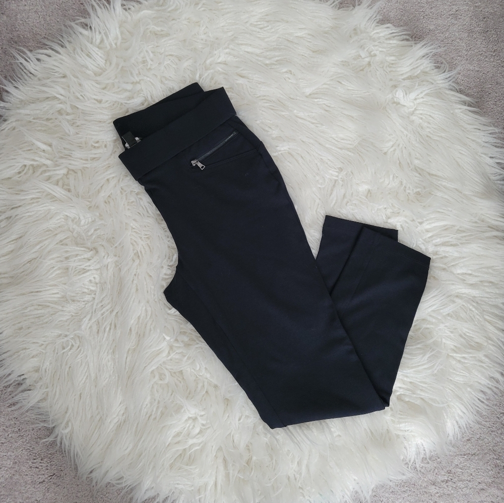 Ann Taylor Skinny Pants in Navy Blue